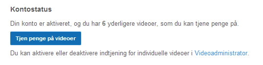 youtube-indtjening