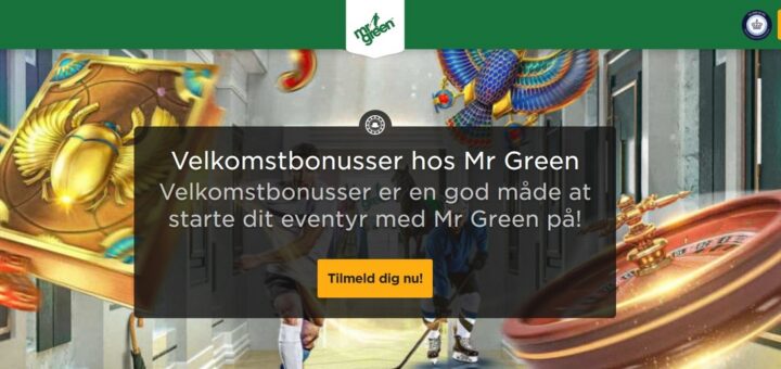 Tjen penge på Mr Green indbetalingsbonus